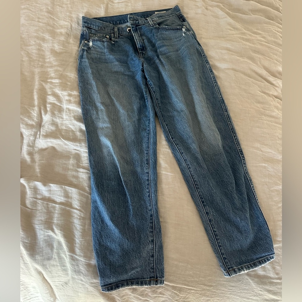 AYR Women's Classic Blue Straight Leg Jeans